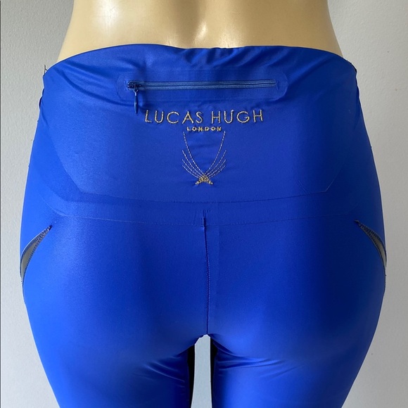 Lucas Hugh London Blue Athletic Capri Leggings Size M - Picture 5 of 10